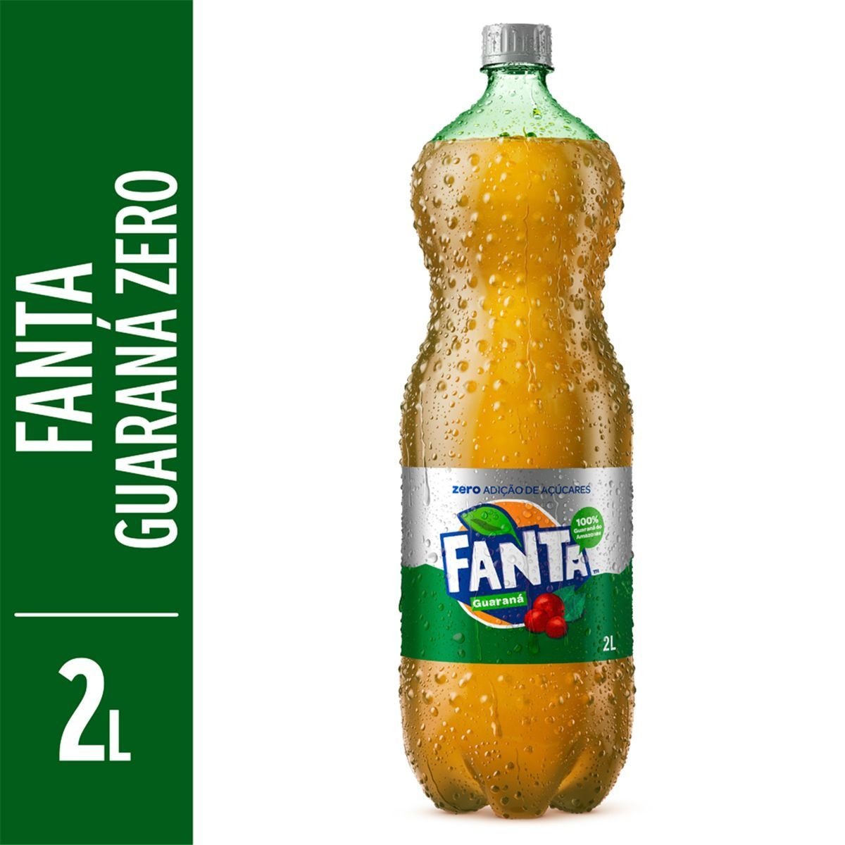 Refrigerante Guaraná Zero Adição de Açúcar Fanta Garrafa 2l