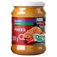 Geleia Orgânica Pimenta Qualitá Vidro 210g