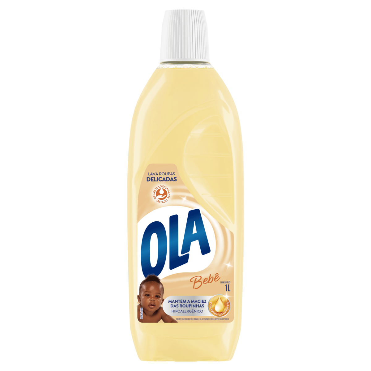 Lava-Roupas Líquido Ola Bebê Frasco 1L