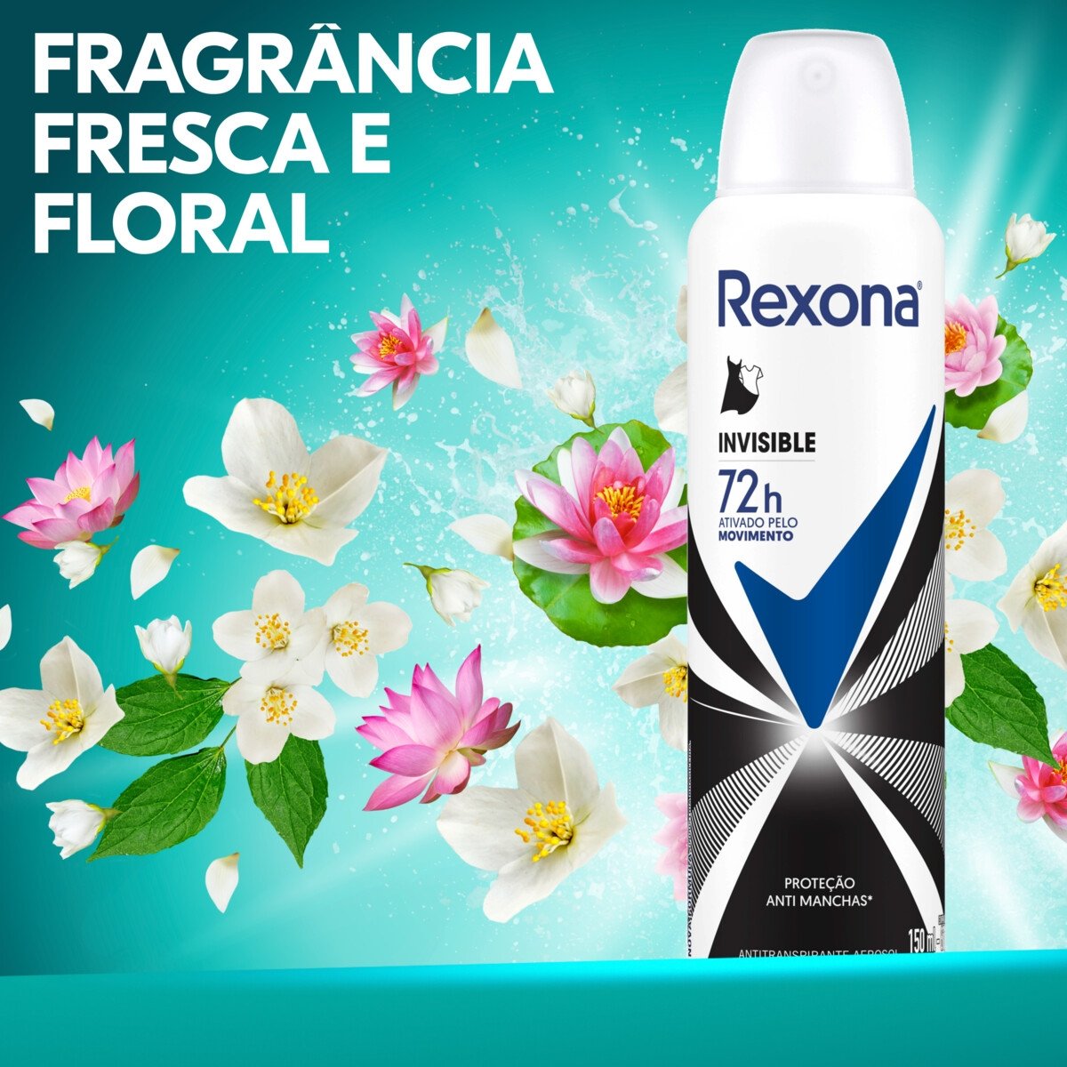 Comprar Desodorante Antitranspirante Aerosol Feminino Rexona