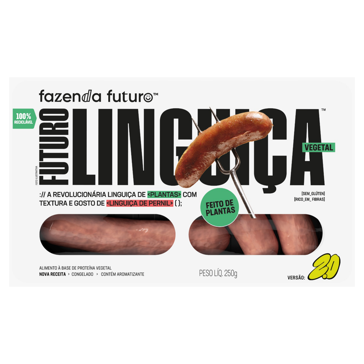 Linguiça Fazenda Futuro 250g