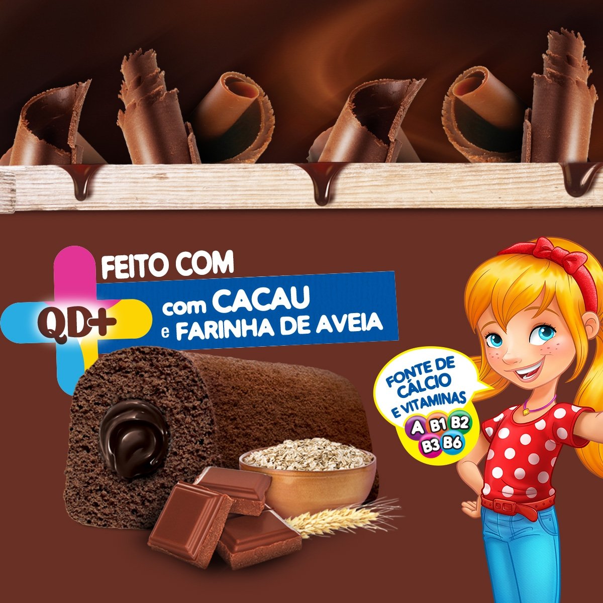 Bolo Ana Maria Qd+ Duplo Chocolate 35G