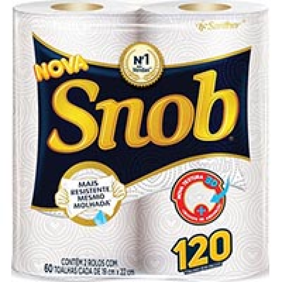 Toalha de Papel SNOB Folha Dupla 2 Unidades