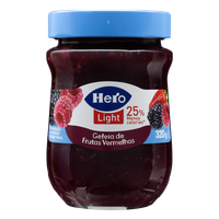 Geleia Frutas Vermelhas Light Hero Vidro 320g