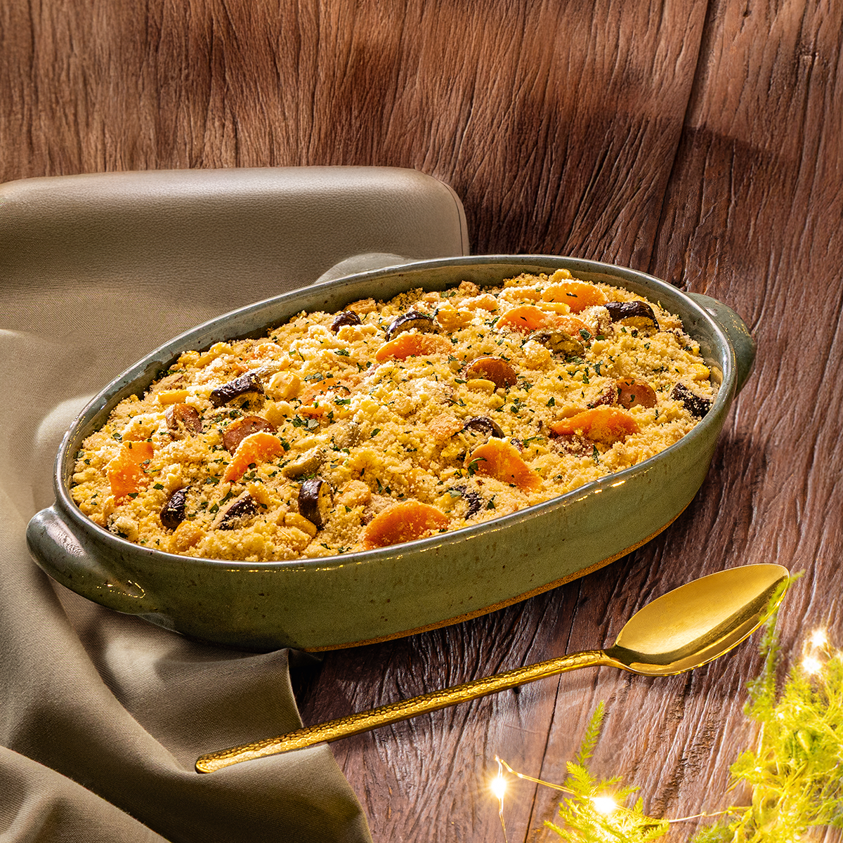 Farofa de Linguicinha Defumada 300G