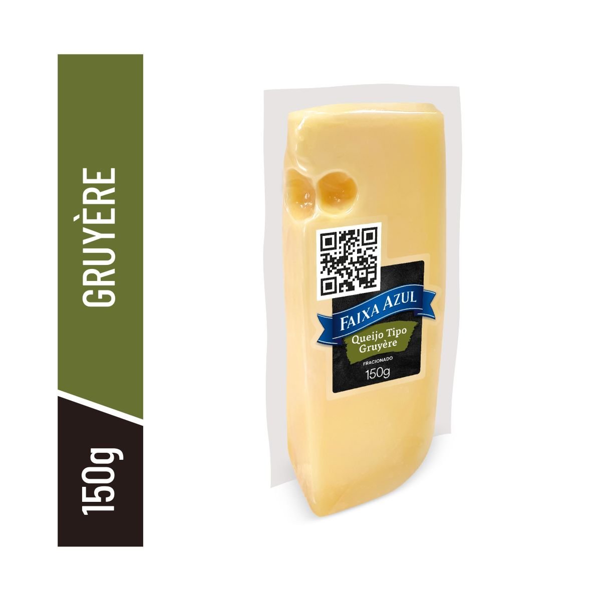 Queijo Gruyère Fracionado Faixa Azul 150g