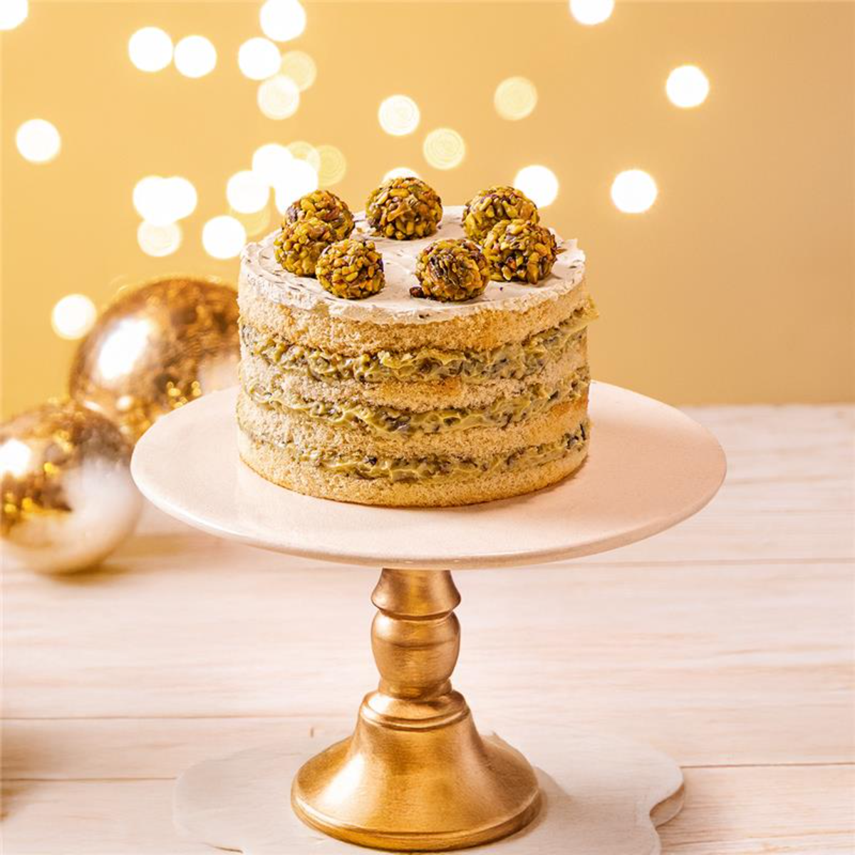 Bolo Naked Cake Pistache 1,1 Kg