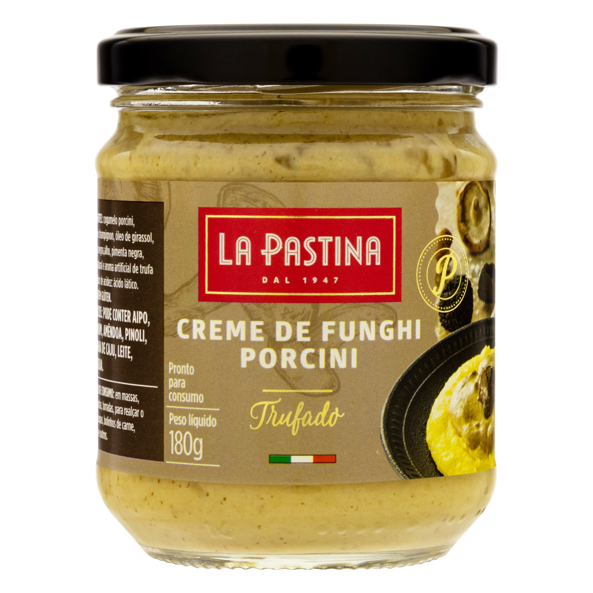 Antepasto Funghi Porcini Trufado La Pastina Vidro 180g Pão de Açúcar