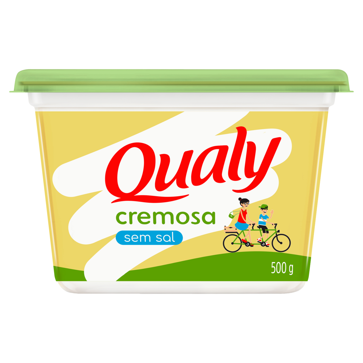 Margarina Cremosa sem Sal Qualy Pote 500g