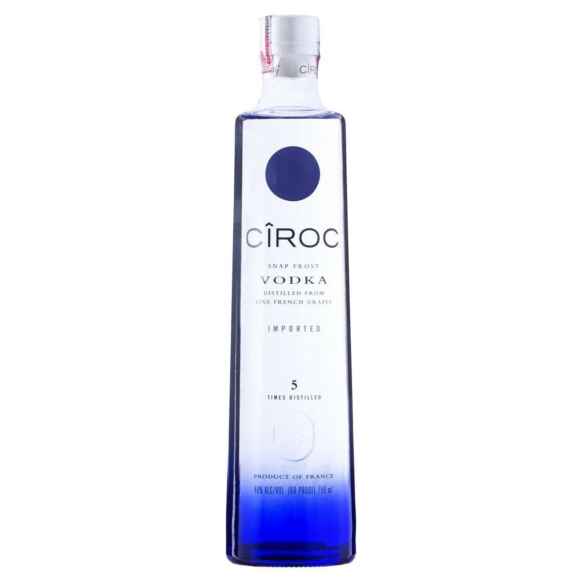 Vodka 5x Destilada Ciroc Garrafa 750ml