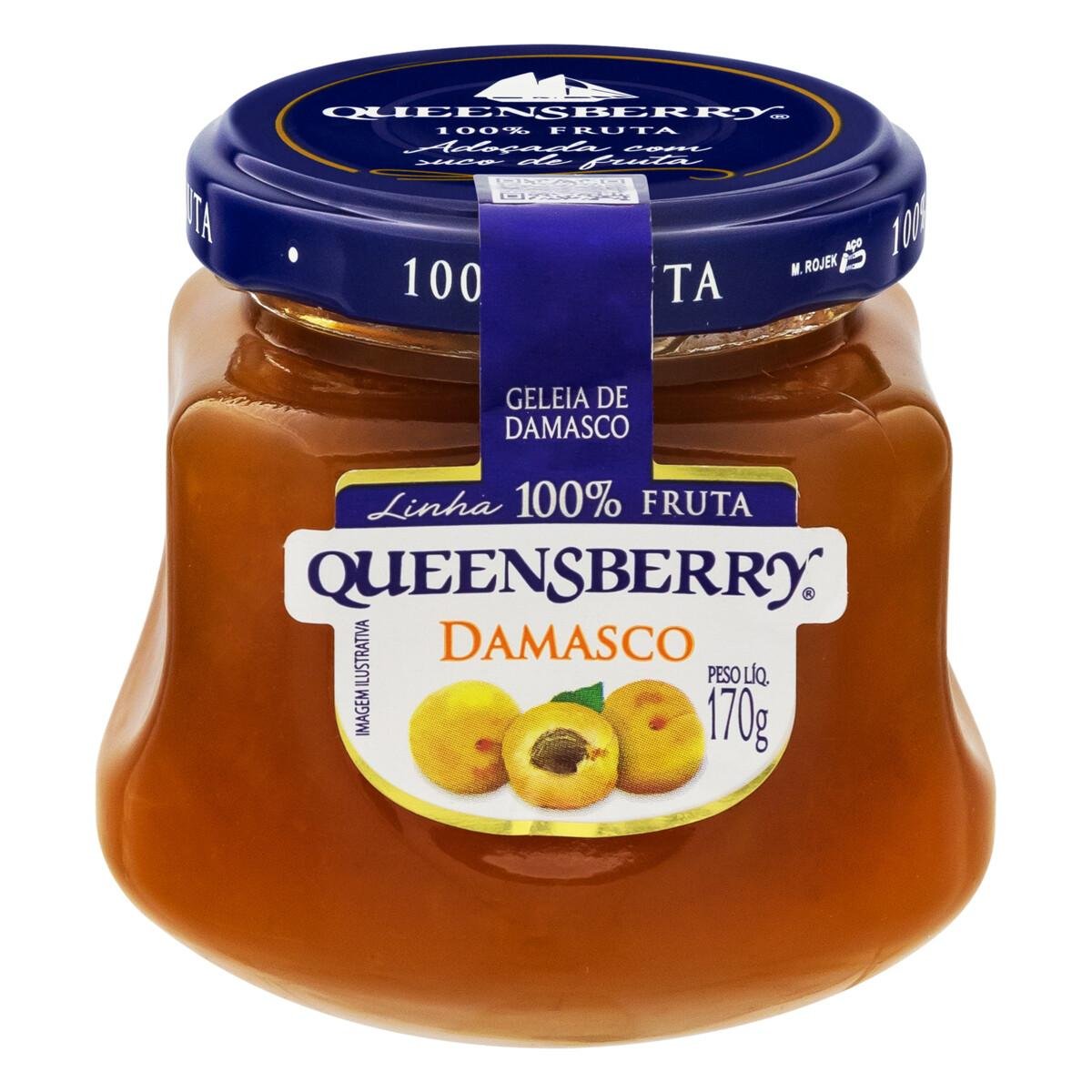 Geleia de Damasco 100% Fruta 300g - queensberry