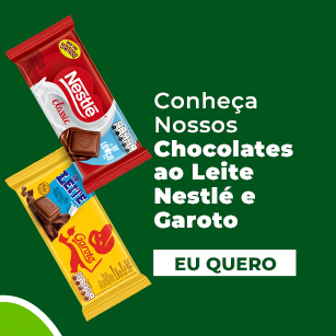 Conheça Nossos Chocolates ao Leite Nestlé e Garoto