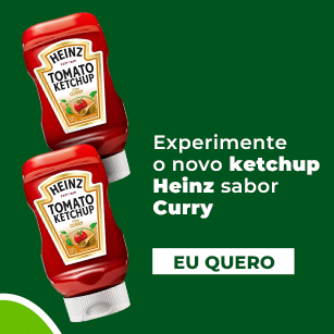 Experimente o Novo Ketchup Heinz sabor Curry