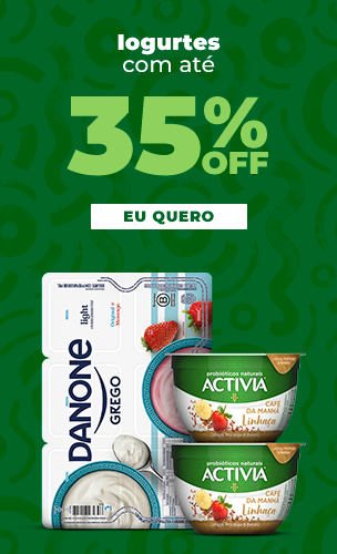 Iogurtes com até 35% off