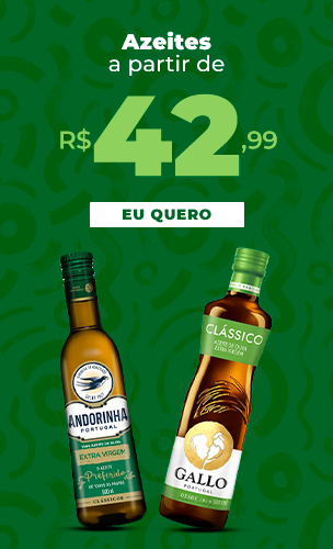 Azeites a partir de R$42,99