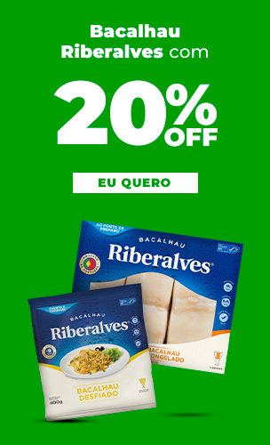 Festival de bacalhaus Riberalves com 20% off
