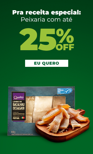 Amigo que ama peixaria: descontos de até 25% off