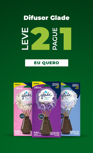 Amigo que ama a casa perfumada: difusor Glade leve 2, pague 1 (se possível incluir selo de presenteável)